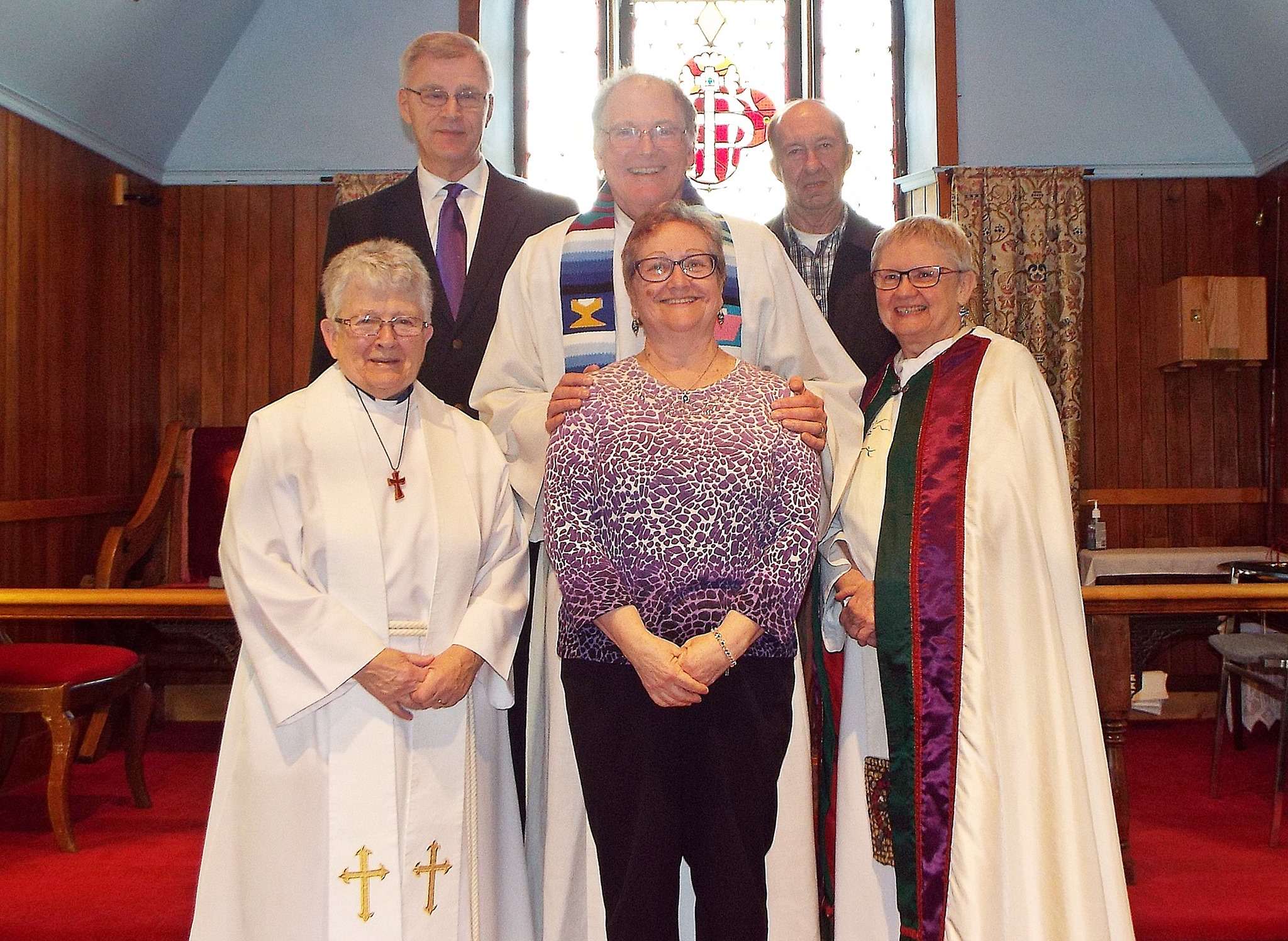 Congregation members in fellowship and discipleship activities